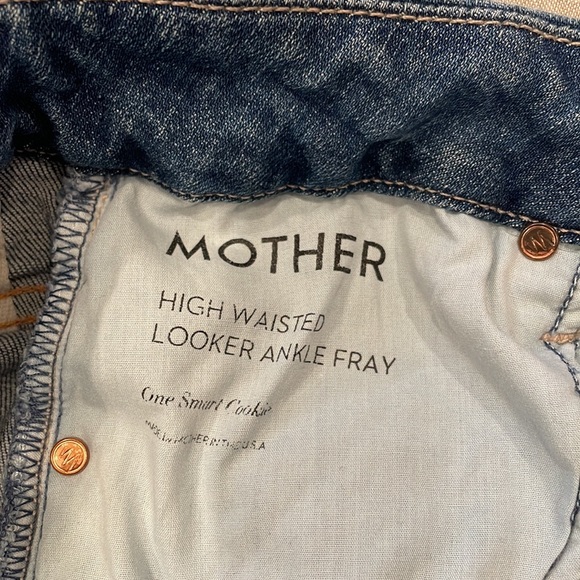 Mother High Waisted Looker Ankle Fray.Size 27 - Picture 9 of 10